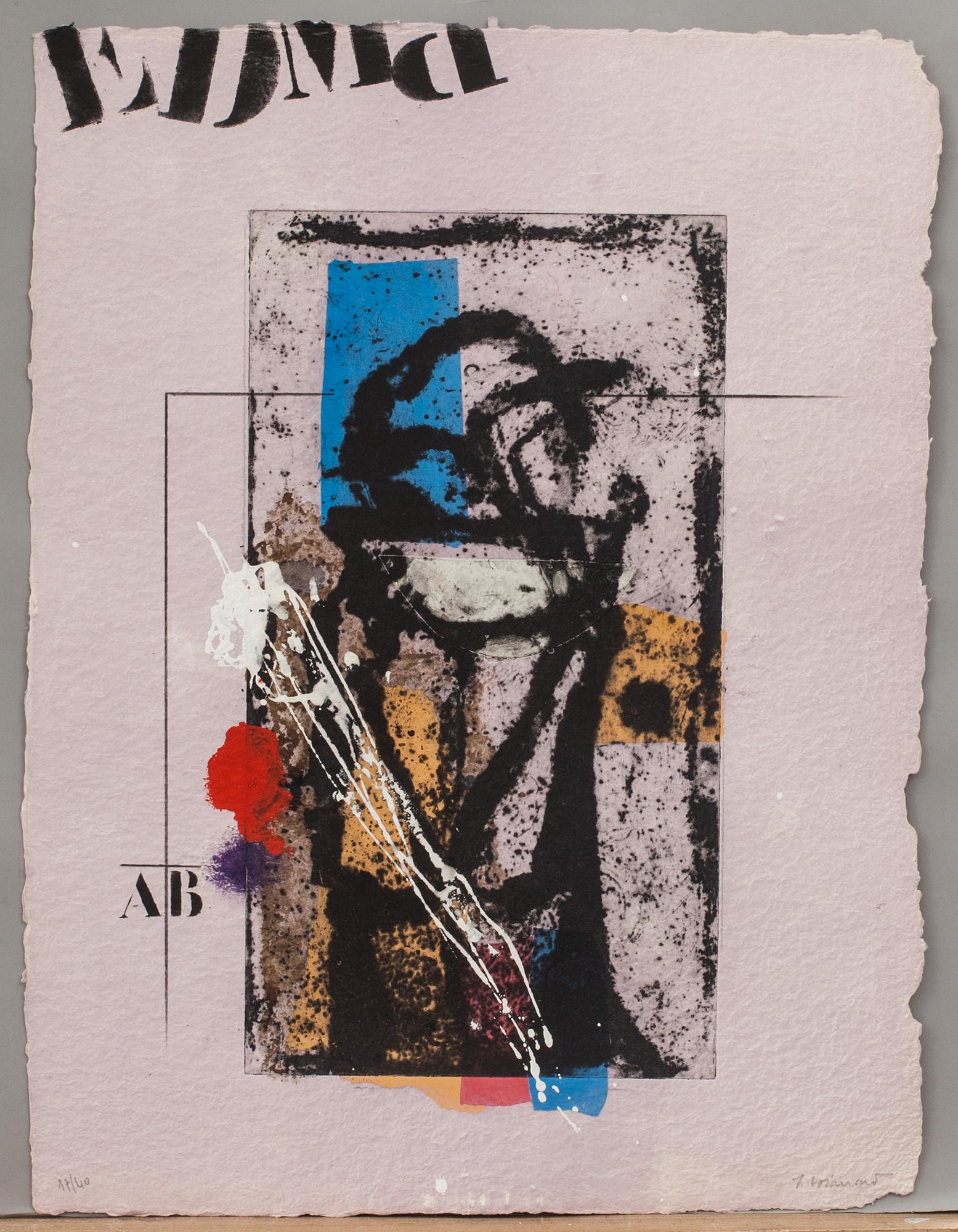 JAMES COIGNARD, carborundumetsning, signerad och numrerad 17/40.