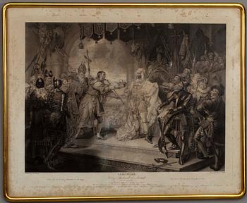 LITOGRAFIER 2 ST. 1800-tal Shakespeare.