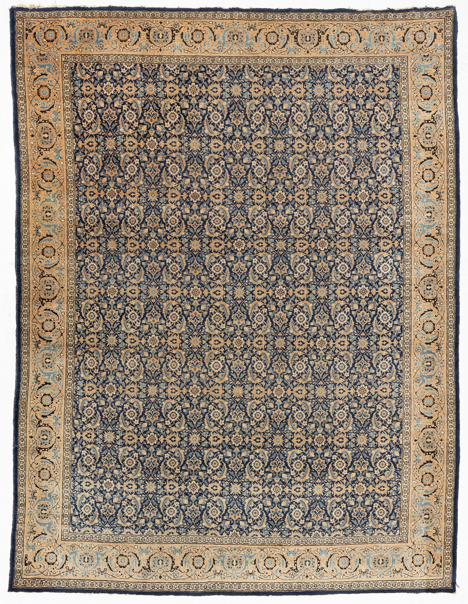 Matta, semiantik/old, Täbriz/Sarouk, ca 391 x 299 cm.