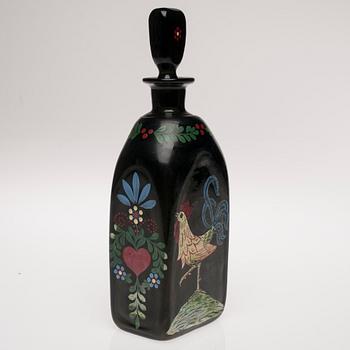 FLASKA, glas, 1800-tal.