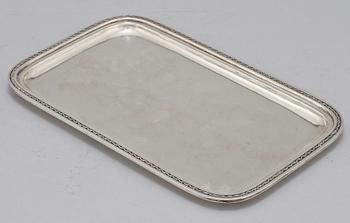 KAFFESERVIS, 4 delar, silver, Eric Råström, C G Råström Stockholm, 1947 samt 1948. Vikt 1 690 g.