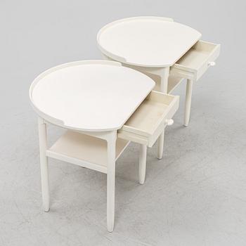 Sven Engström & Gunnar Mystrand, a pair of bedside tables, Bodafors, 1963-64.