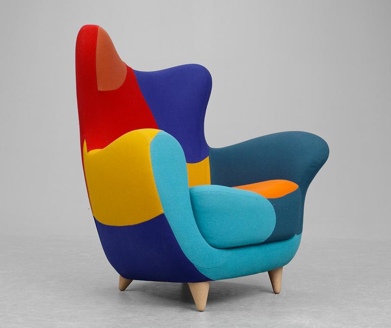 A Javier Mariscal 'Alessandra' lounge chair, 'Los Meubles Amorosos', for Moroso, Italy.