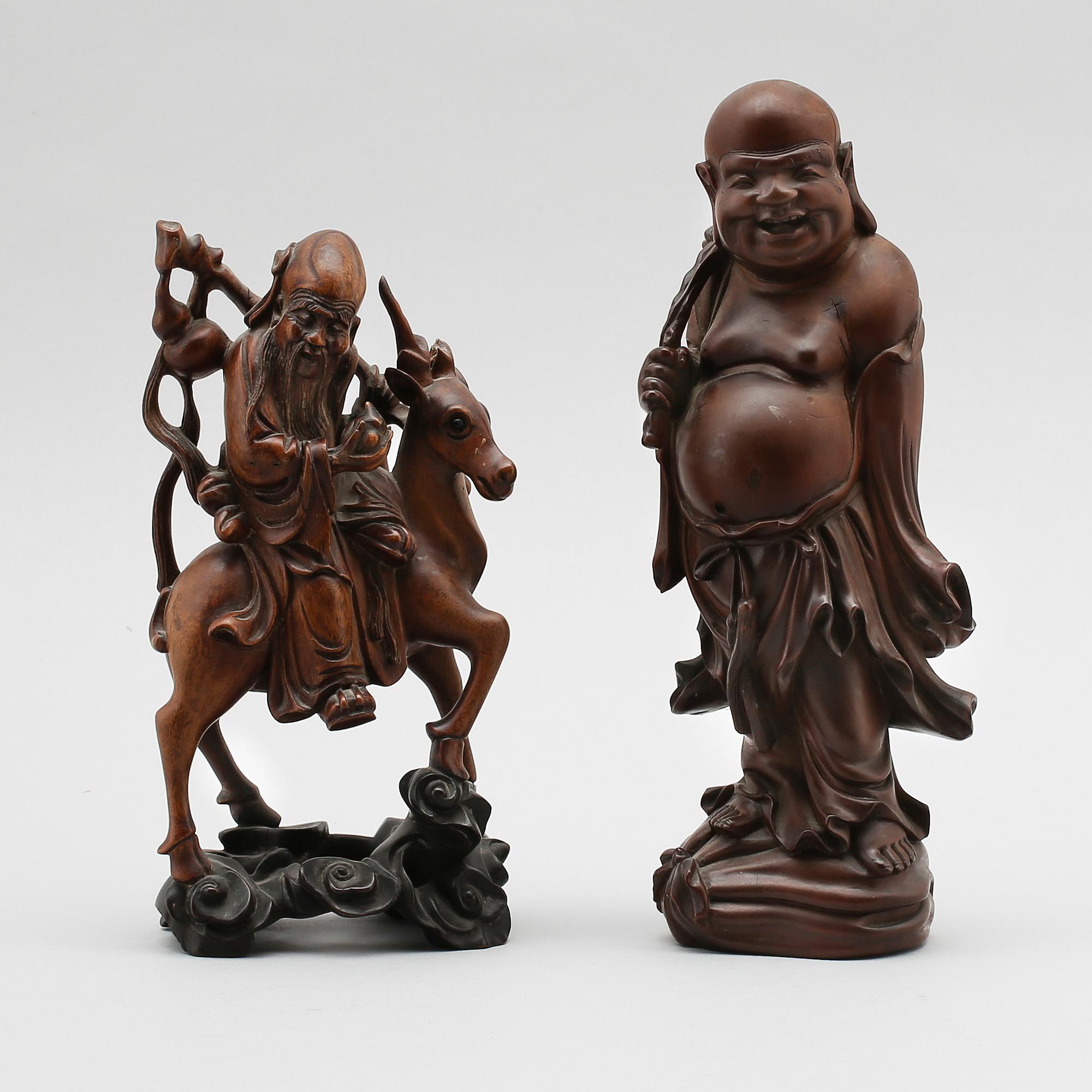 FIGURER, 2 st, Kina, tidigt 1900-tal.