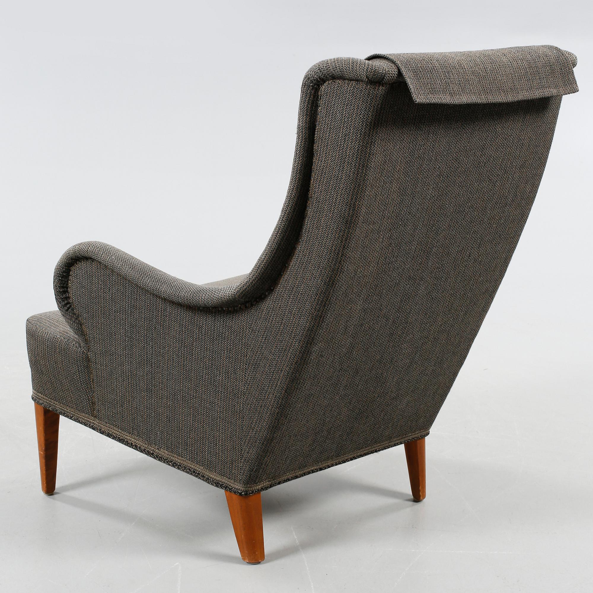A chair, model Oscar, designed by Carl Malmsten for Carl Malmsten AB, bought 31 of January 1962.