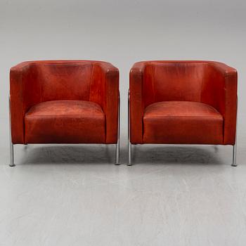 A pair of chairs, "GA-2", Erik Gunnar Asplund, Källemo, from the latter half of the 20th century.