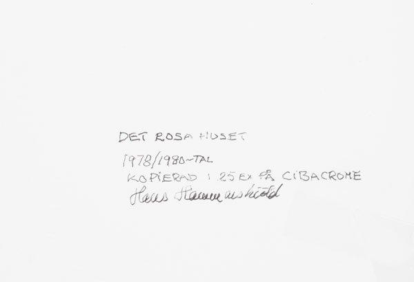 Hans Hammarskiöld, "Det rosa huset", 1978.