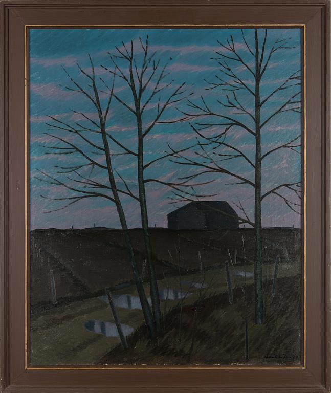 Erkki Heikkilä, oil on canvas, signed and dated -74.