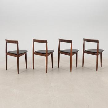 Hans Olsen, dining set 5 pcs, Frem Røjle, Denmark, 1950s.