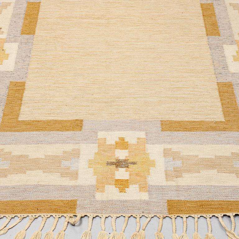 Ingegerd Silow, a carpet, flat weave, ca 240 x 175,5 cm, signed IS.