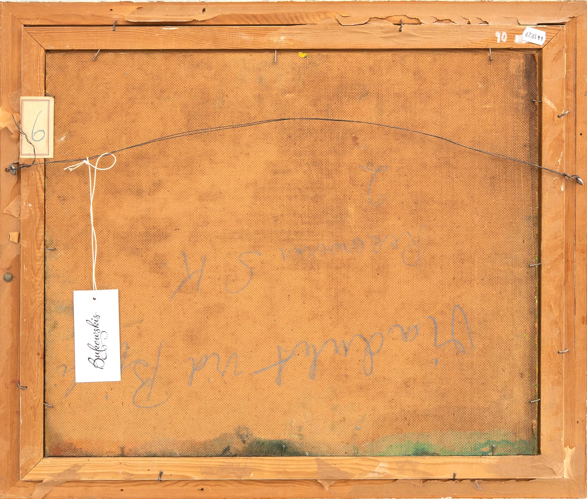 Gunnar Jonn,  oil on panel signed and dated 54.