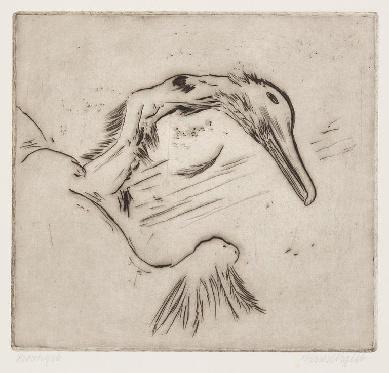 Hans Wigert, "Oljedöd svan".