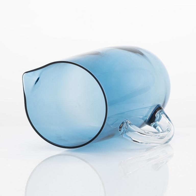 Tapio Wirkkala, a 12-piece set of mid-century '4090' drinking glasses and a pitcher '2303' for IIttala.