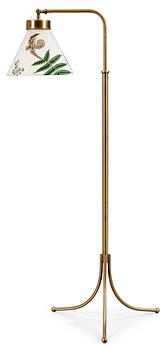 466. A josef Frank brass floor lamp, Svenskt Tenn, model 1842.