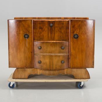 BARSKÅP, art deco, 1930/40-tal.