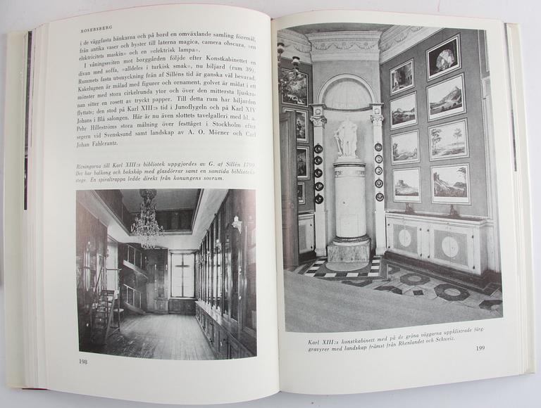 BOK, 18 vol, "Svenska slott o herresäten",
Allhems förlag, Malmö.