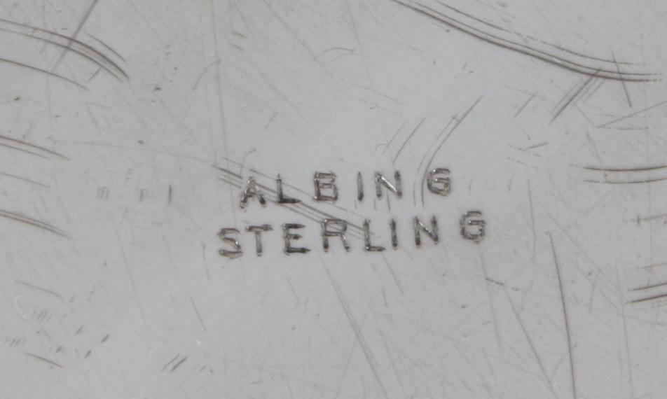 KUVERTTALLRIK, sterlingsilver.