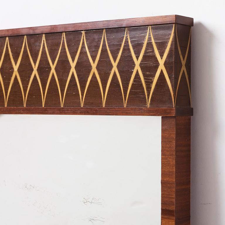 Swedish Grace, a wall mirror executed by cabinetmaker Hjalmar Wikström, 1930s.