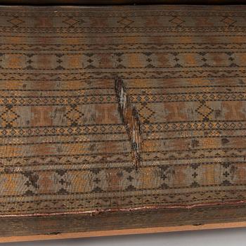 A  1920s Carelian birch veneered sofa.