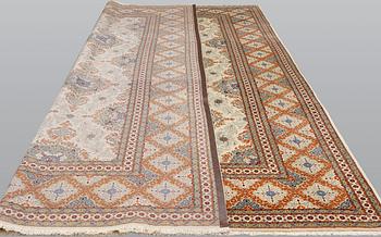 A Keshan carpet, 382 x 280 cm.
