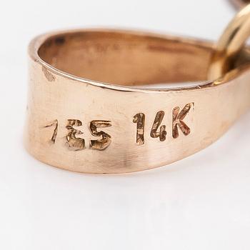 Hänge, 14K guld och safirer.