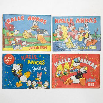 Comic books, 11 items, including “Snow White and the Seven Dwarfs” and “Donald Duck’s Christmas Book”, 1947–1962.