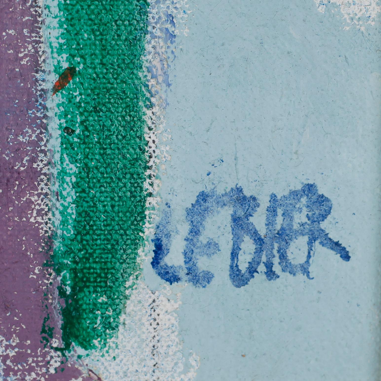 DANIEL LEBIER, olja på duk, signerad.