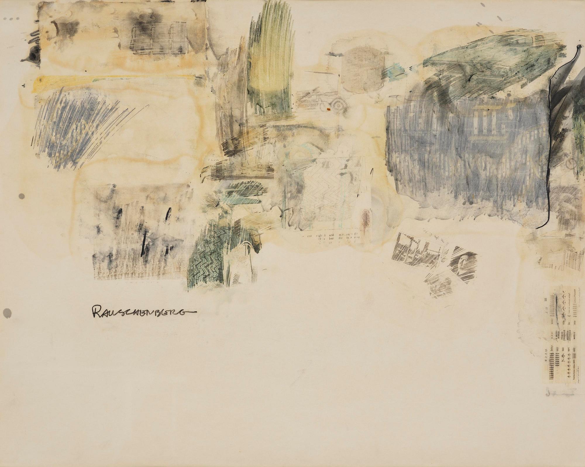 Robert Rauschenberg, "Untitled".