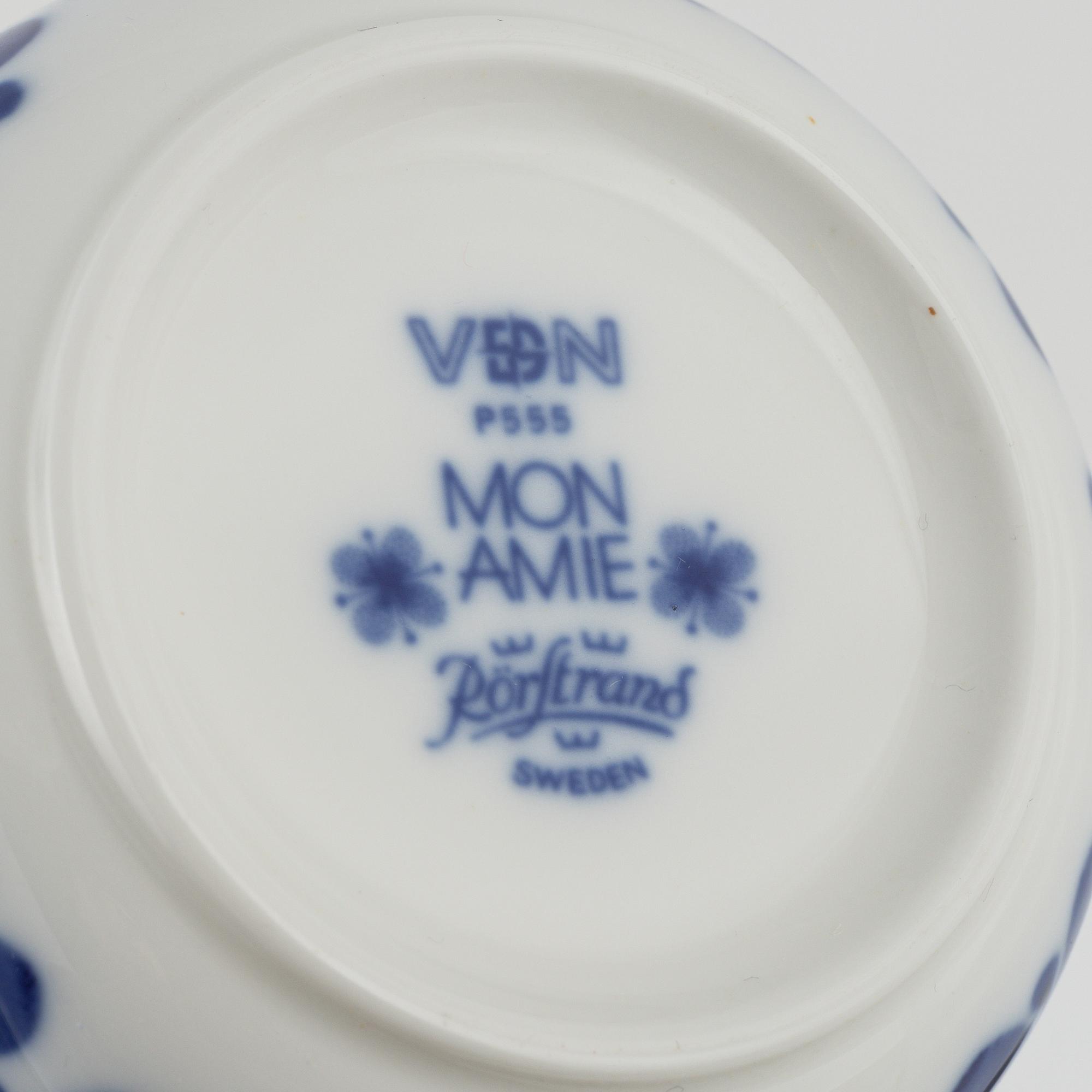 Marianne Westman, a 9-piece 'Mon Amie' porcelain service, Rörstrand.