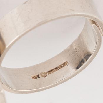 Elis Kauppi, ring, silver med bergkristall.