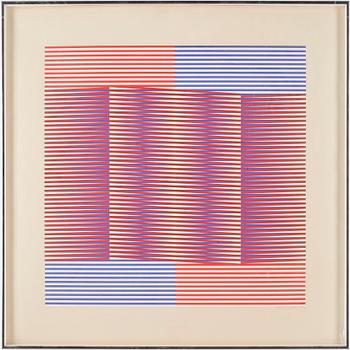 Carlos Cruz-Diez · CARLOS CRUZ-DIEZ, färgserigrafi, signerad och numrerad 11/200, daterad -79.