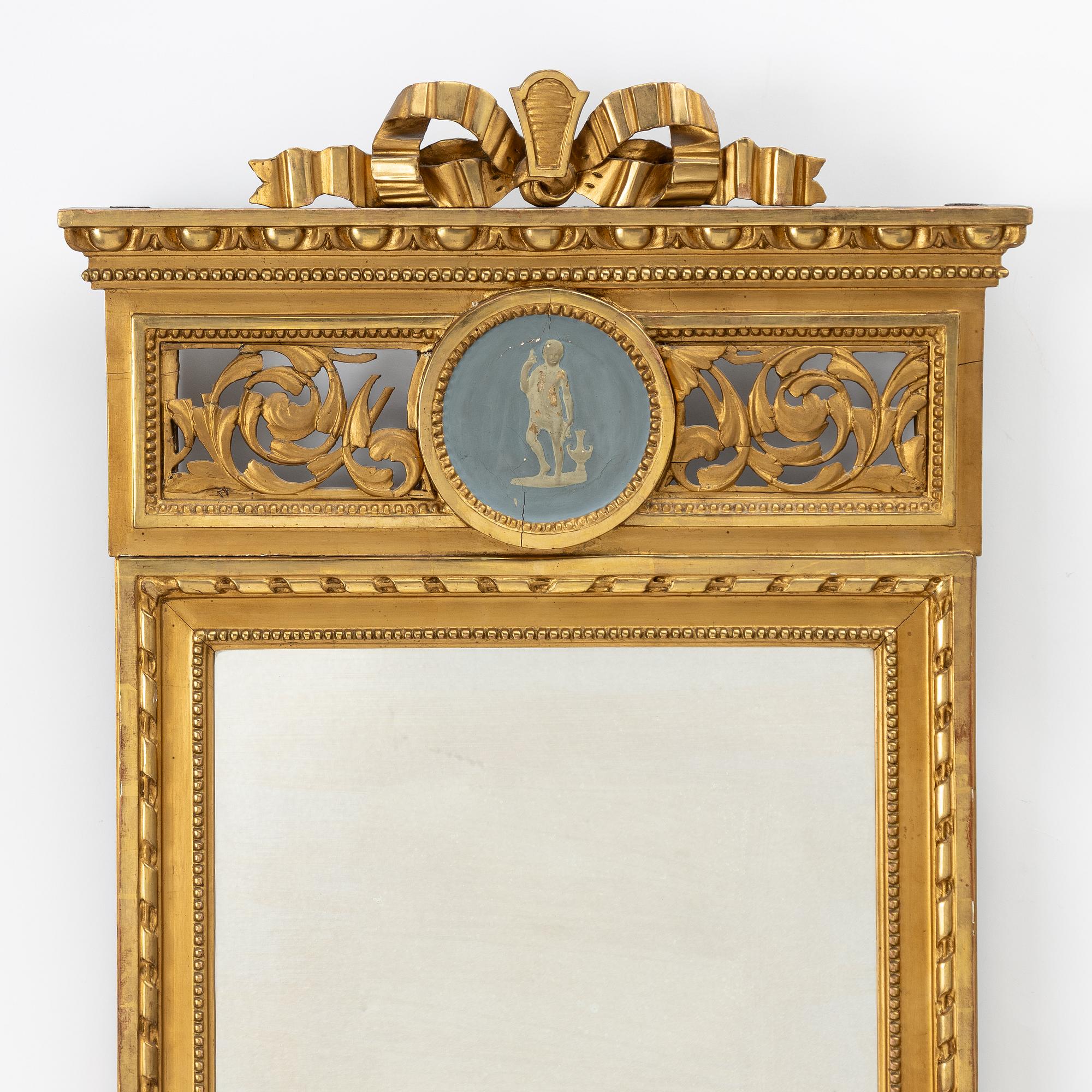 Spegel, gustaviansk, Stockholm 17?3.