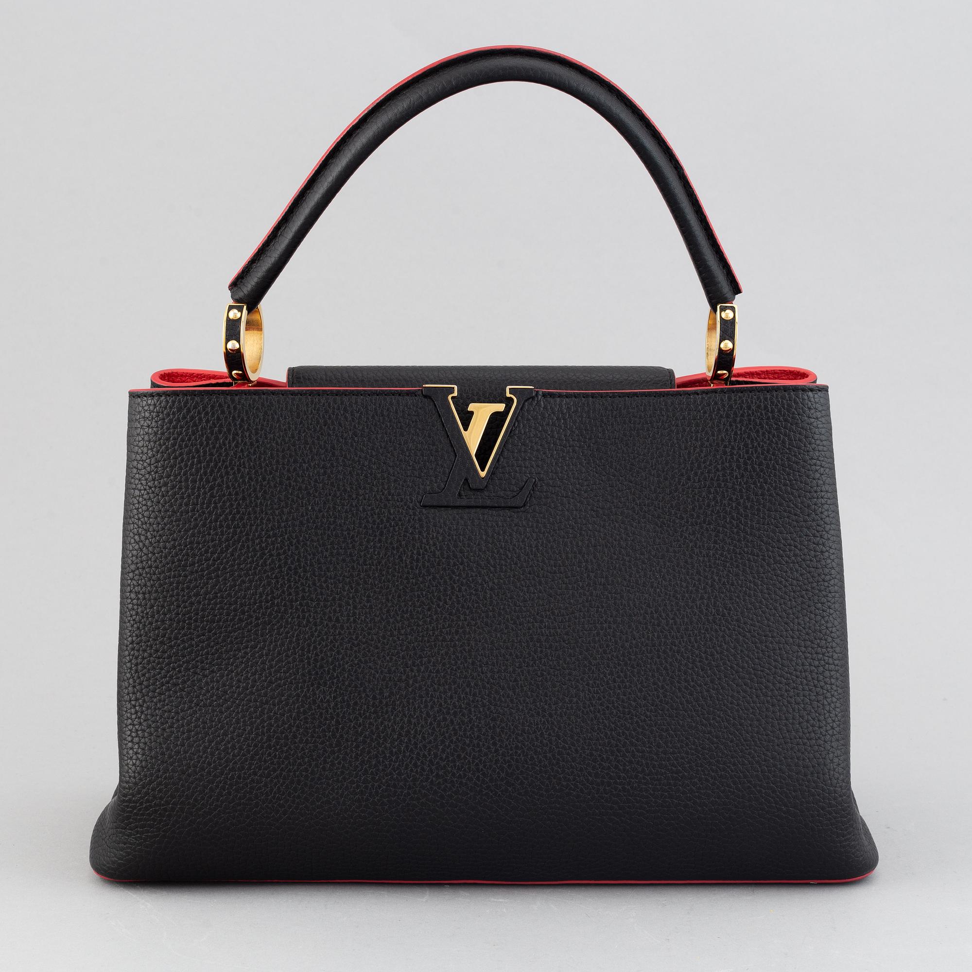 Louis Vuitton, a 'Capucines MM' Taurillon leather, 2015.