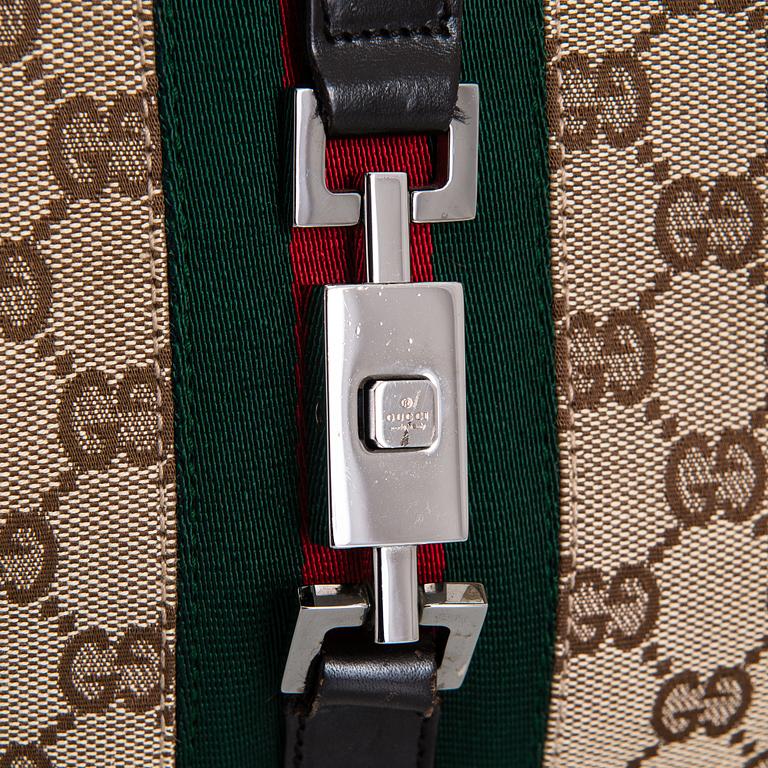 Gucci, a monogram 'Jackie' Bag.