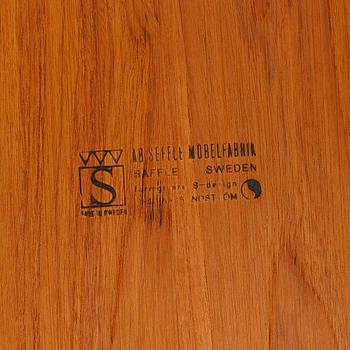 SATSBORD, 2 delar, Seffle Möbelfabrik, 1900-talets andra hälft.