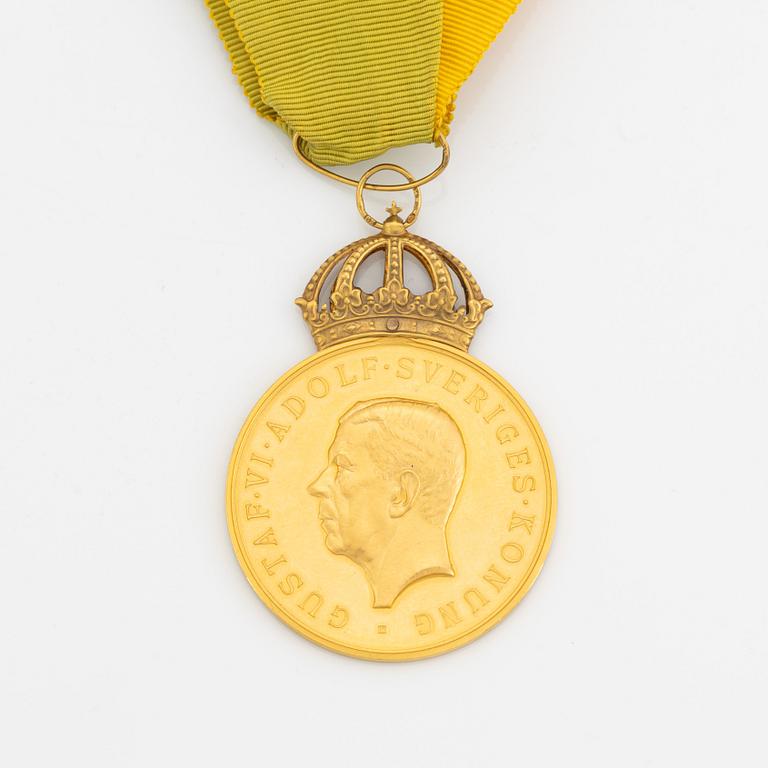 A Swedish gold  medal, 1955.