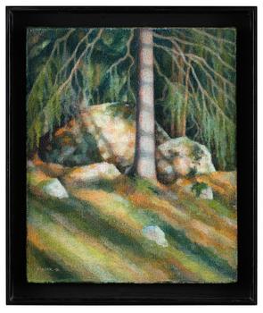 Stefan Johansson, Rocks in a forest.