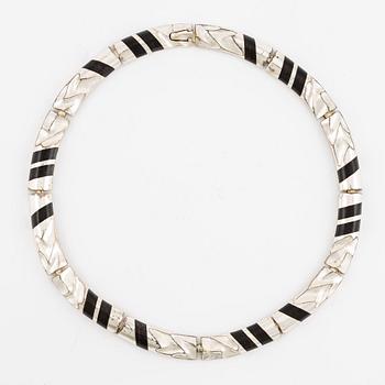 Lapponia, necklace silver and wood.