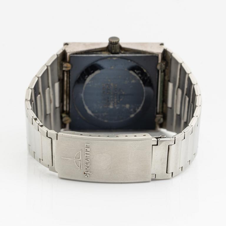 Spaceman, Audacieuse, wristwatch, 38 x 38,5 mm.