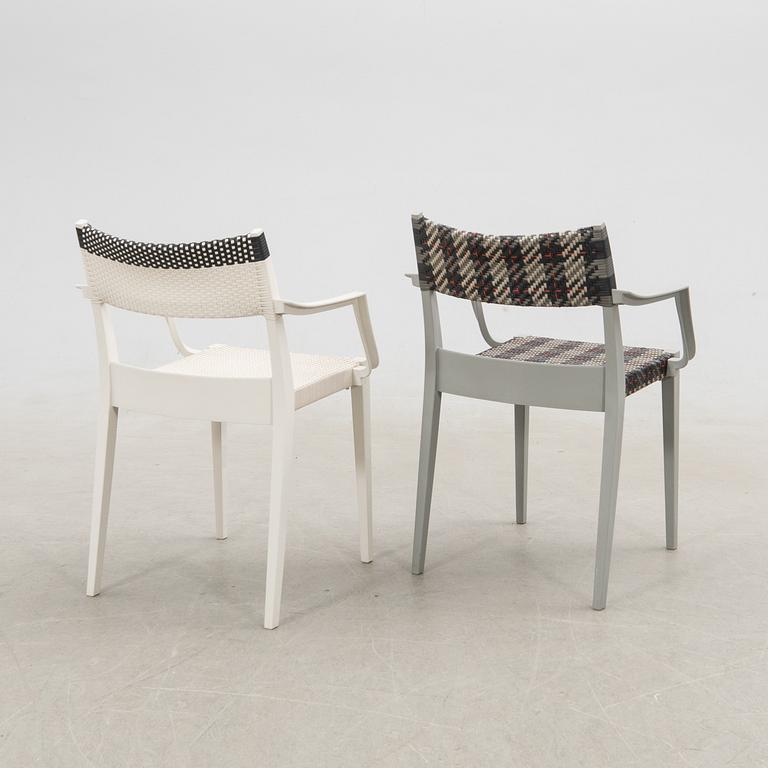 Philippe Starck, stolar, 8 st, "Play", Dedon, 2000-tal.