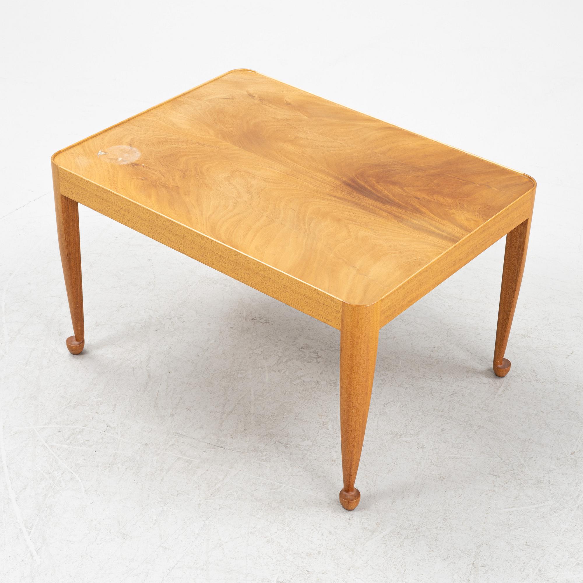 Josef Frank, a mahogany coffee table, Svenskt Tenn, Sweden.