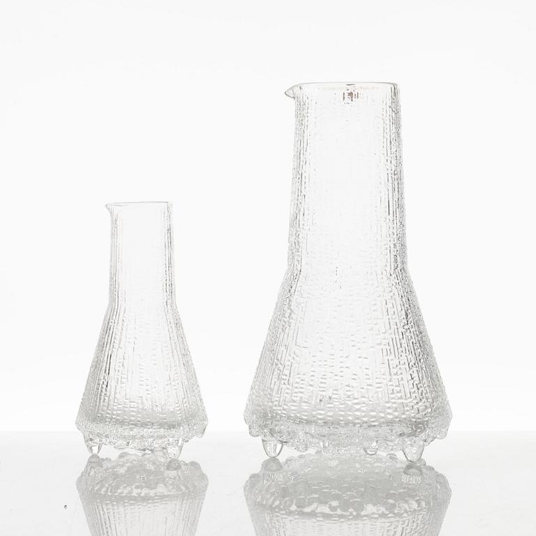 Tapio Wirkkala, servisdelar, glas, 60 delar,  "Ultima Thule", Iittala, 1900-talets andra hälft.