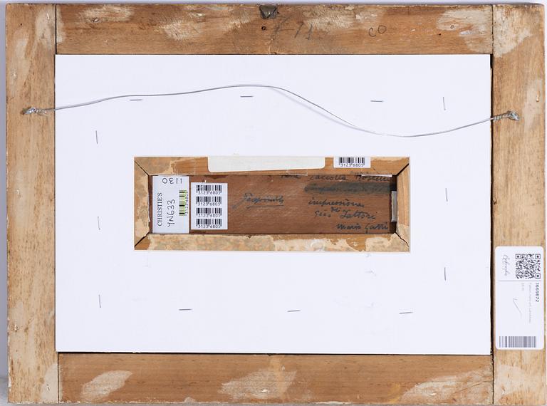 Giovanni Fattori, in the manner of the artist, Coastal landscape.