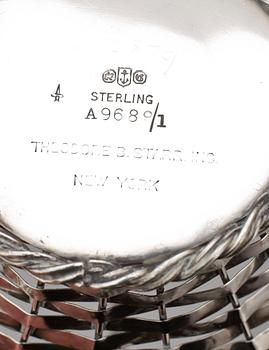 PARTI SILVER, 8 delar, sterling, bla Birmingham, England, 1884. Tot vikt ca 155 g.