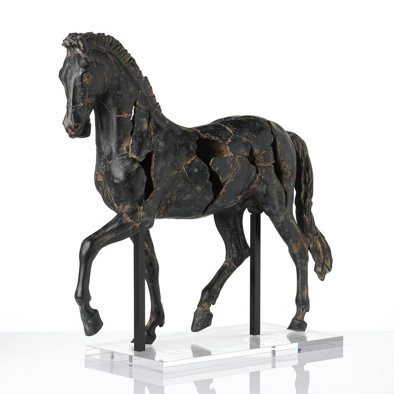 Sculpture of a horse "The Mattei horse", England, 20th century.