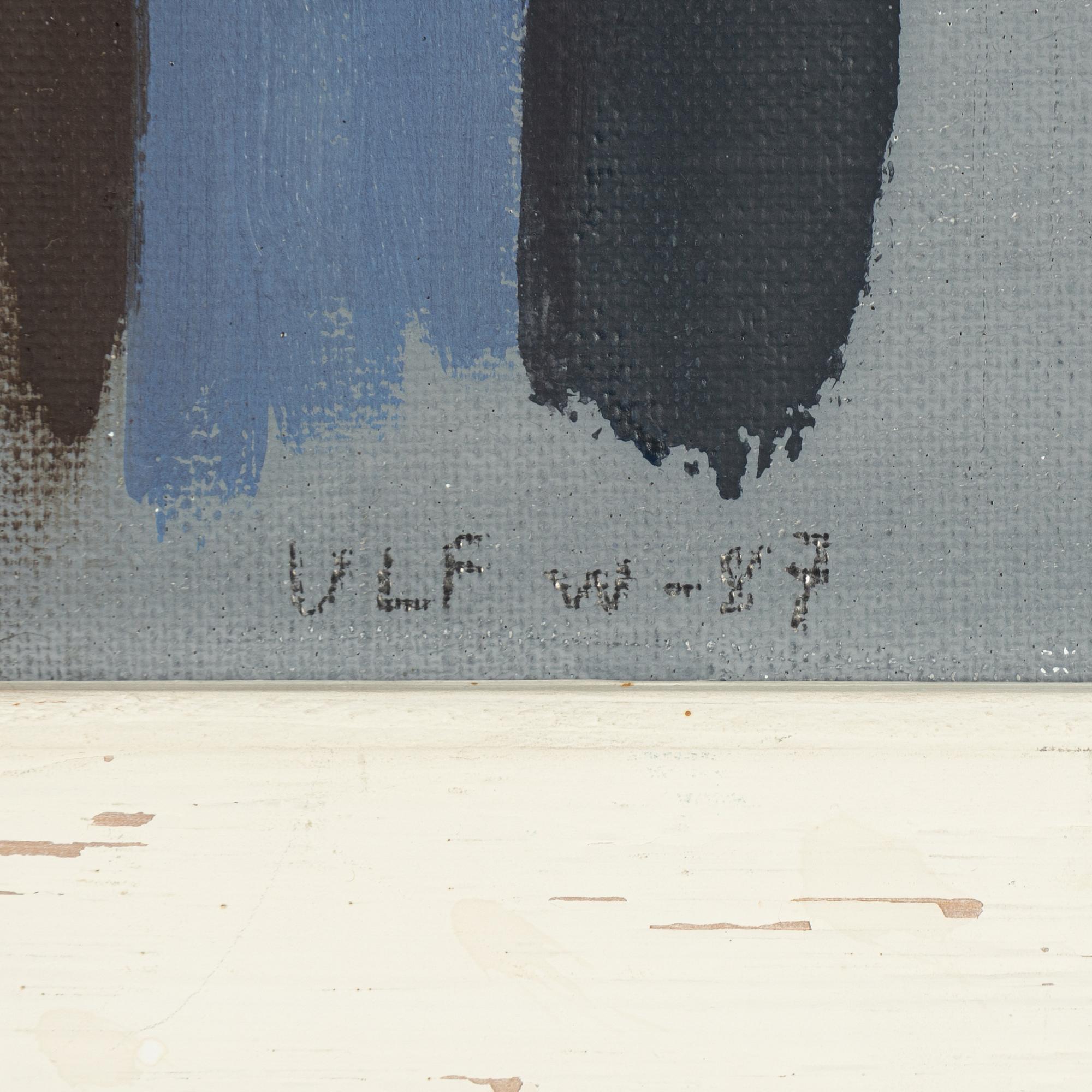 Ulf Wahlberg, oil on canvas, signed and dated -87.