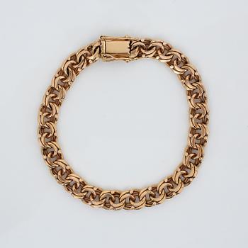 ARMBAND, 18K guld, Spanien, efter 1934. Vikt ca 28,28 g.