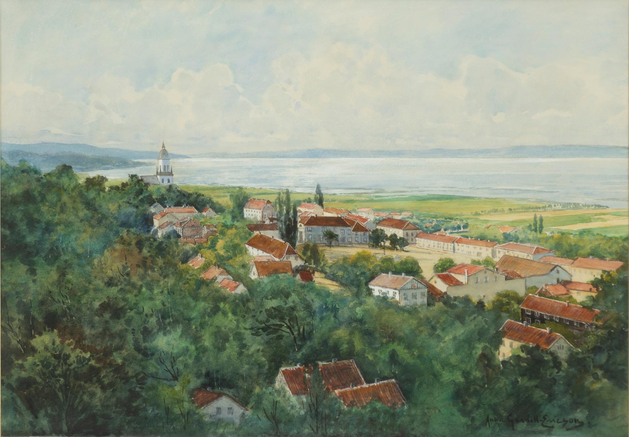 Anna Gardell-Ericson, View over Gränna.