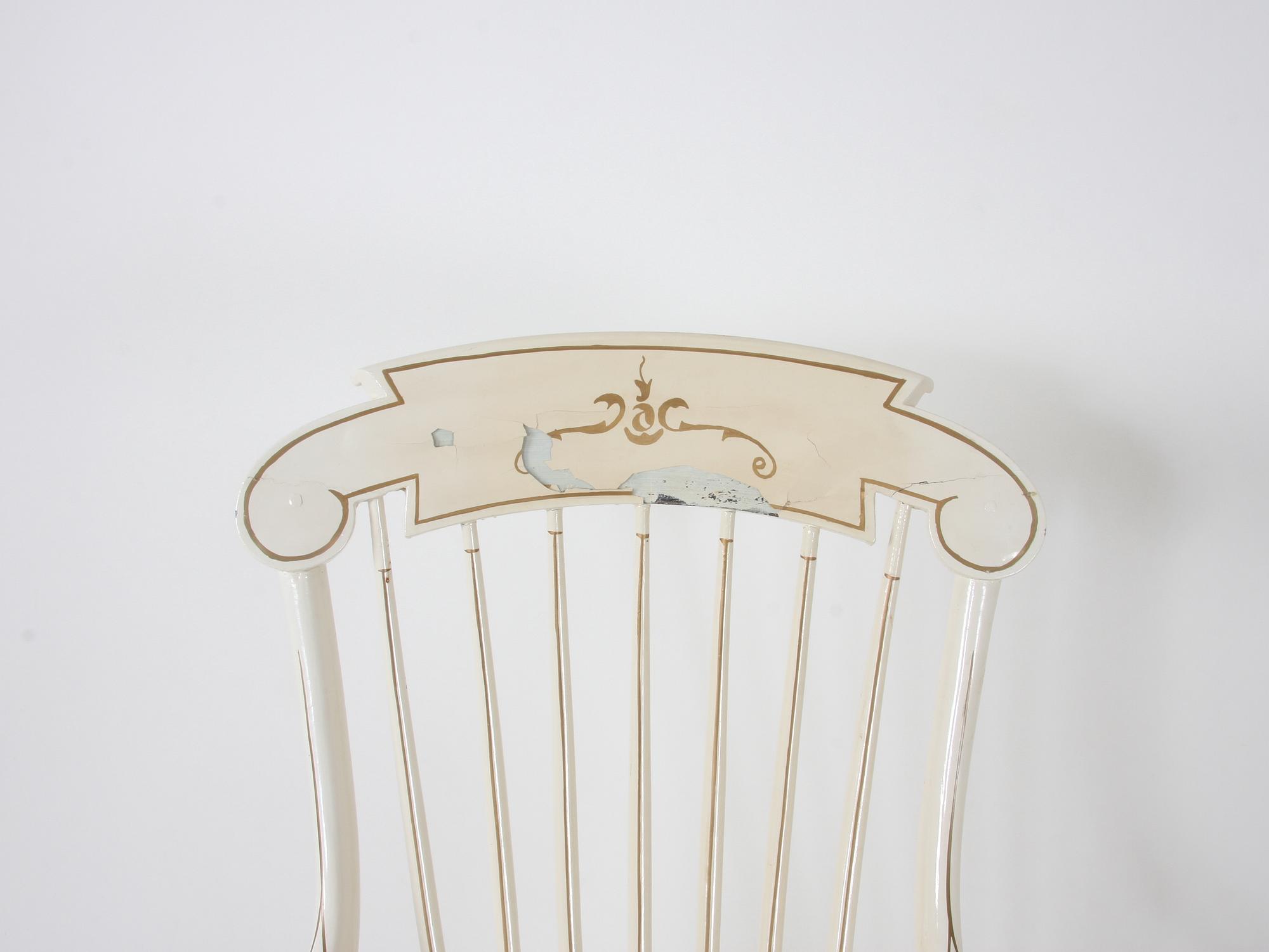 GUNGSTOL, 1800-talets slut.