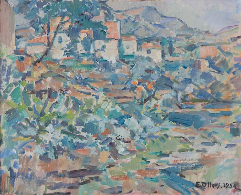 Edvin Ollers, Southern landscape.